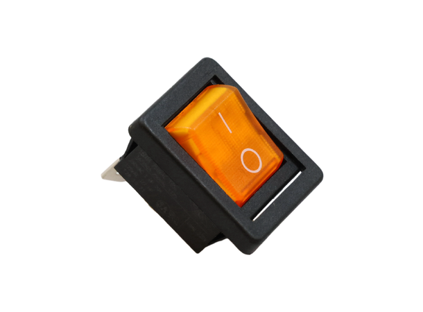 OAT Power Switch, Black Amber Lens