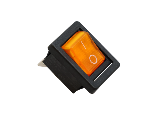 OAT Power Switch, Black Amber Lens 
