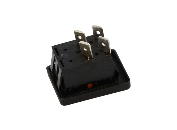 OAT Power Switch, Black Amber Lens