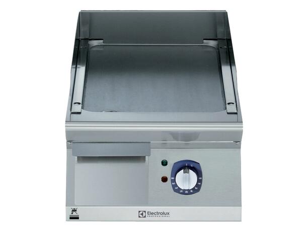 Electrolux Flatgrill 400mm Slett matt krom topp, 230V 3 fas 
