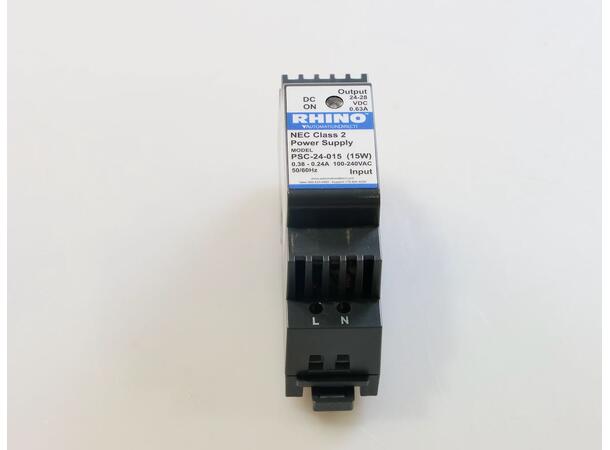 Power Supply 24VDC Adjustable Strømforsyning 24 VDC, justerbar 