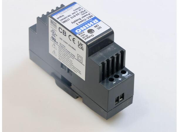 Power Supply 24VDC Adjustable Strømforsyning 24 VDC, justerbar 