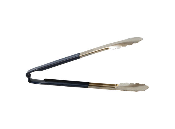 Tong, L305mm, stainless steel (Blue Hand le) 