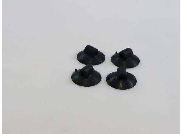 Silicone Suction Cups (Pkg 4) Silikonsugekopper (pk. 4) 