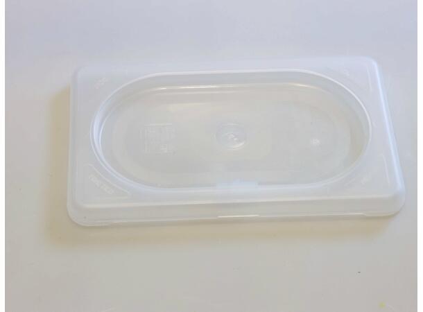 GN Lid 1/9, PP, Clear GN-lokk 1/9, PP, klar 