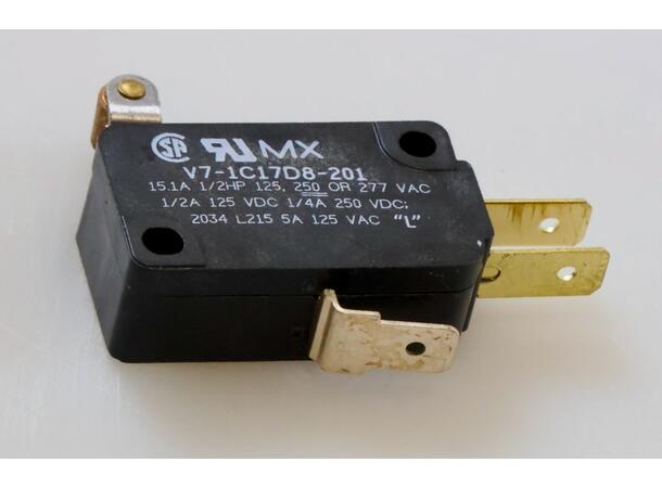 SWITCH-LEVER-SPDT-10A-125-250V Bryterarm SPDT, 10 A, 125–250 V 
